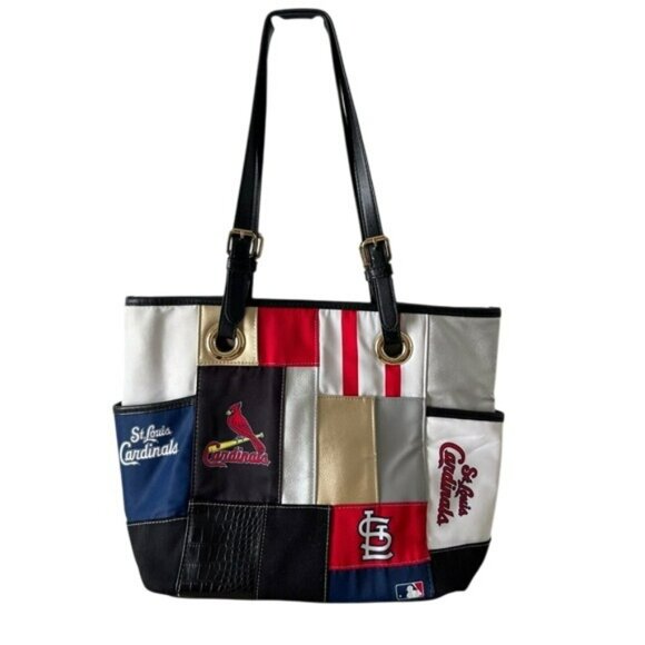 St. Louis Cardinals Patchwork‎ Tote Bag By Bradford Exchange - Picture 1 of 10